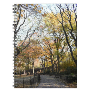 Cuaderno Autumn Leaves Riverside Park New York City NYC