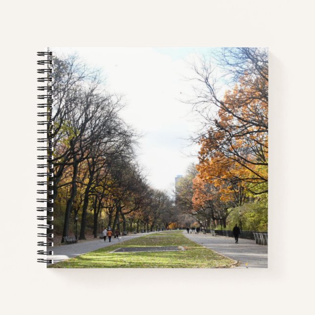 Cuaderno Autumn Leaves Riverside Park New York City NYC (Anverso)