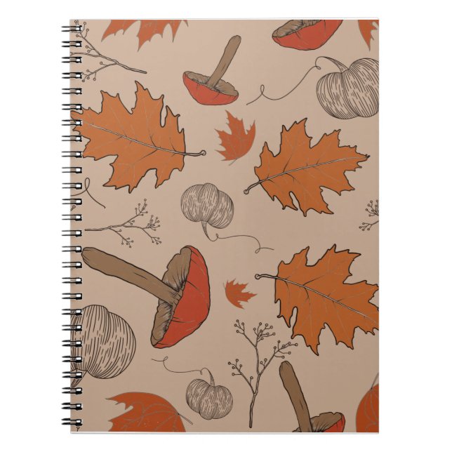 Cuaderno Autumn Mushrooms (Frente)