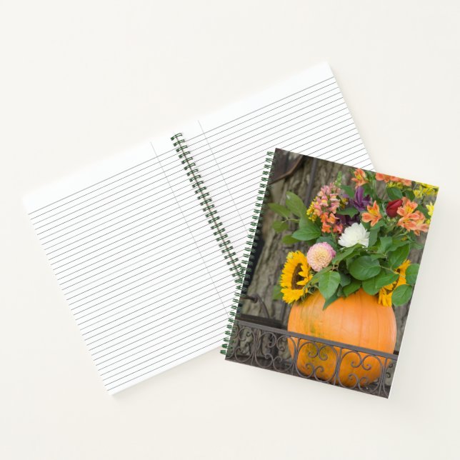 Cuaderno Autumn Pumpkin Bouquet (Interior)