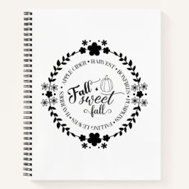 Cuaderno Autumn Vibes Spiral Notebook & Sketchbook