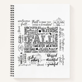 Cuaderno Autumn Vibes Spiral Notebook & Sketchbook