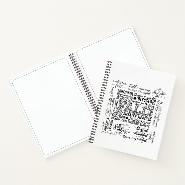 Cuaderno Autumn Vibes Spiral Notebook & Sketchbook (Interior)