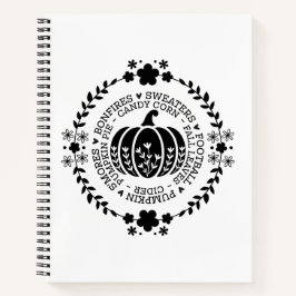 Cuaderno Autumn Vibes Spiral Notebook & Sketchbook