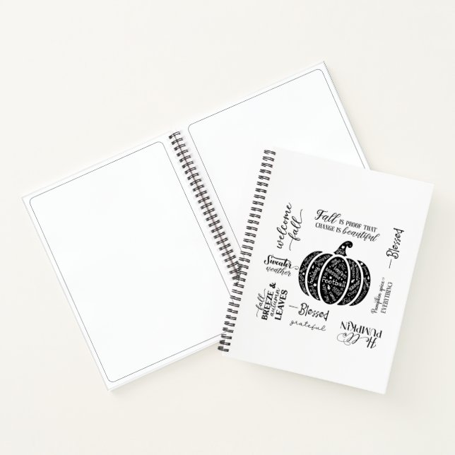 Cuaderno Autumn Vibes Spiral Notebook & Sketchbook (Interior)
