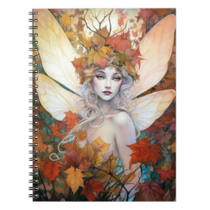 Cuaderno Autumn Woodland Fairy Fantasy Art