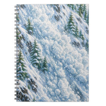 Avalanche Mountain Snow Scene