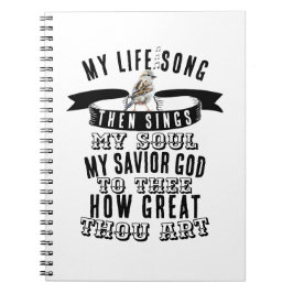 Cuaderno Ave Cantando Lo Grande Que Eres Himno Cristiano