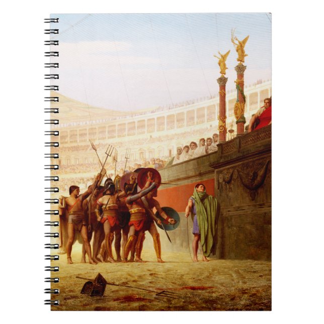 Cuaderno Ave César de Jean-Léon Gérôme (Frente)