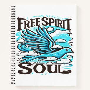 Cuaderno Ave cielo con espíritu libre y alma