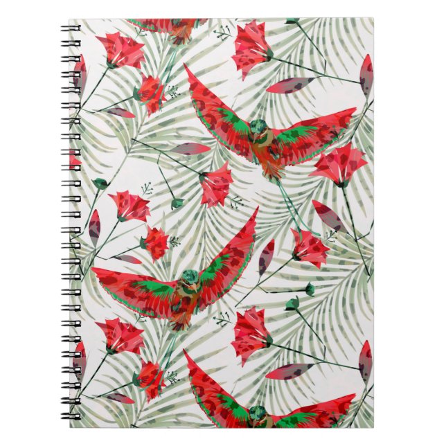 Cuaderno Ave colorida de Paraíso elegante (Frente)