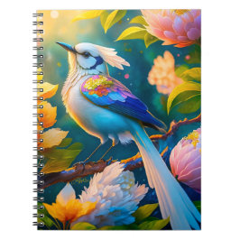 Cuaderno Ave de Fantasía Ala de Arcoíris