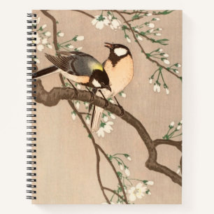 Cuaderno Ave del pájaro Koson de Asia