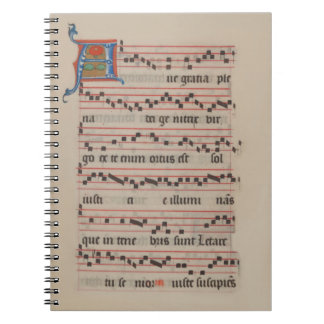 Cuaderno Ave gratia - Manuscrito Medieval Antiphon