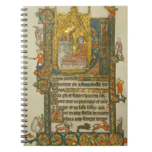Cuaderno Ave Maris Stella Christmas Medieval Manuscript