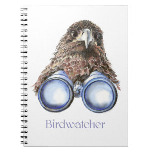 Cuaderno Ave mirante de aves Hawk Viendo tu humor
