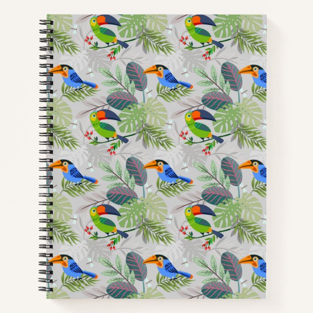 Cuaderno Ave Táctil, Patrón de Pentágonos, Acuarelas (Anverso)