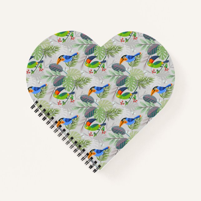 Cuaderno Ave Táctil, Patrón de Pentágonos, Acuarelas (Anverso)