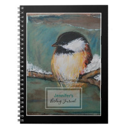Cuaderno Ave Watcher Birding Journal con arte de pollo