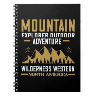 Cuaderno Aventura al aire libre del Explorador de montañas