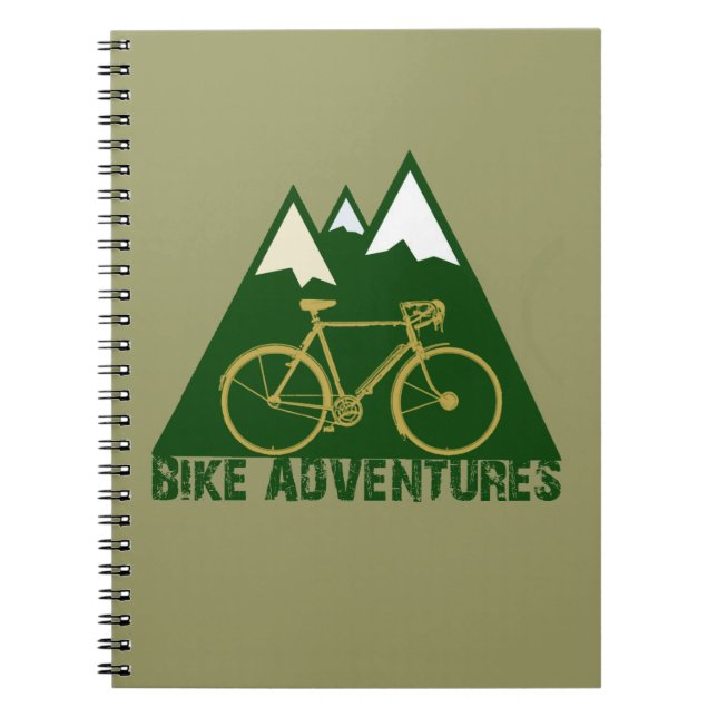 Cuaderno aventura ciclista - bicicletas (Frente)