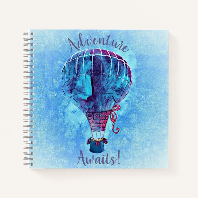 Cuaderno Aventura con globo acuático (Anverso)