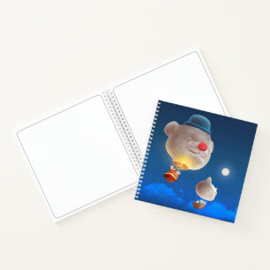 Cuaderno Aventura con globo de cielo nocturno