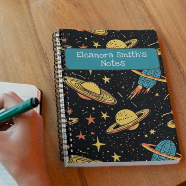 Cuaderno Aventura Cósmica I Espacio Dibujado a Mano (Subido por el creador)