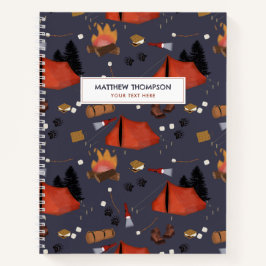 Cuaderno Aventura de Camping al Aire Libre Campamento de Ve