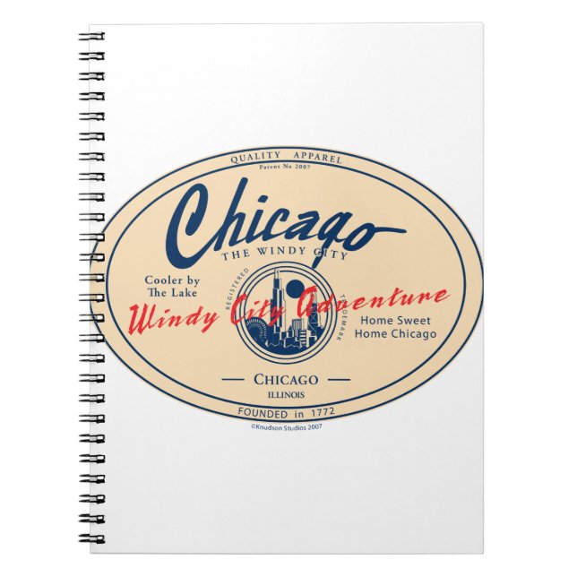 Cuaderno Aventura de Chicago Windy City (Frente)