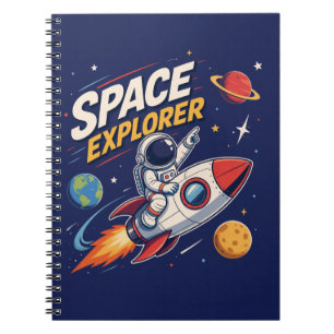 Cuaderno Aventura de Cohete Explorador Espacial