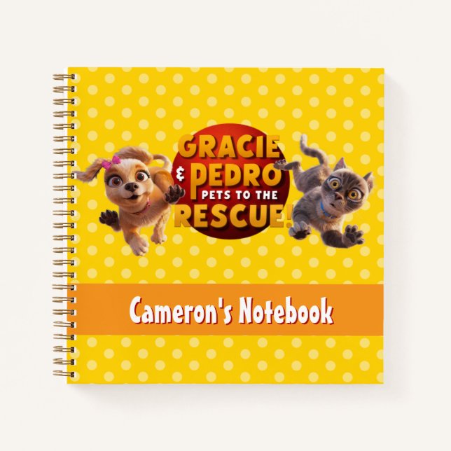 Cuaderno Aventura de Gracie y Pedro Espera (Anverso)