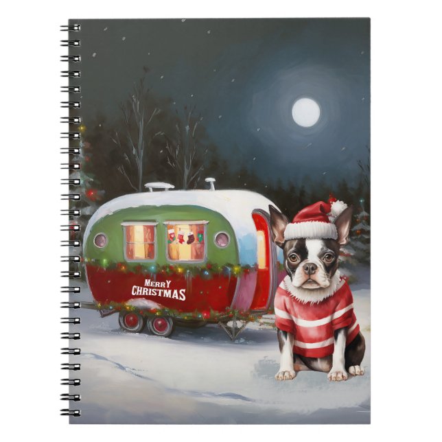 Cuaderno Aventura de los Navidades de la Caravana de Boston (Frente)