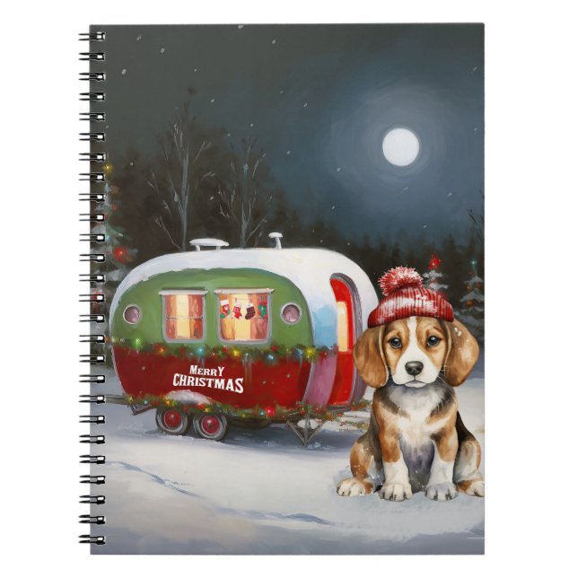 Cuaderno Aventura de los Navidades de la Caravana de Winter (Frente)