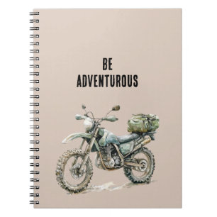 Cuaderno Aventura en Motocicleta Verde
