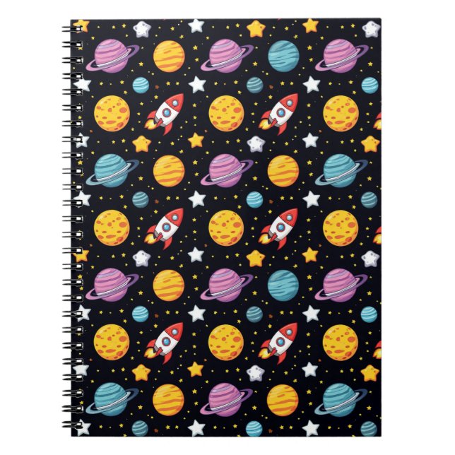 Cuaderno Aventura Espacial Colorida (Frente)