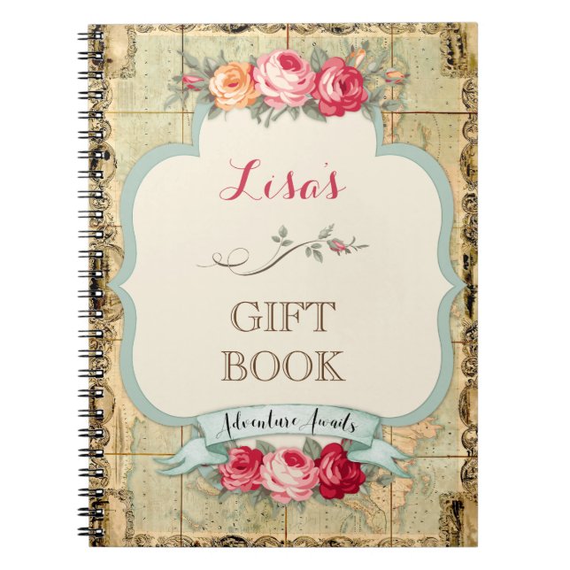 Cuaderno Aventura espera a los Rosas del Mapa Mundial Vinta (Frente)