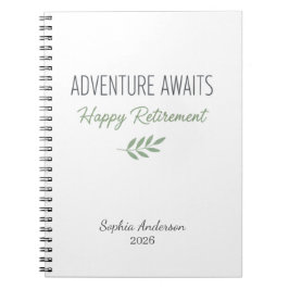 Cuaderno Aventura Espera Jubilación Personalizada