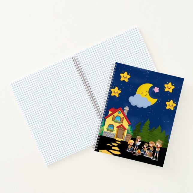 Cuaderno Aventura Mágica de Camping con los Scouts (Interior)