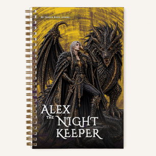 Cuaderno Aventura Mítica Dragón Noche Fantasía