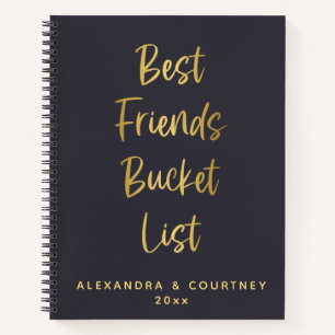 Cuaderno Aventura Personalizada de Lista de Deseos de Mejor
