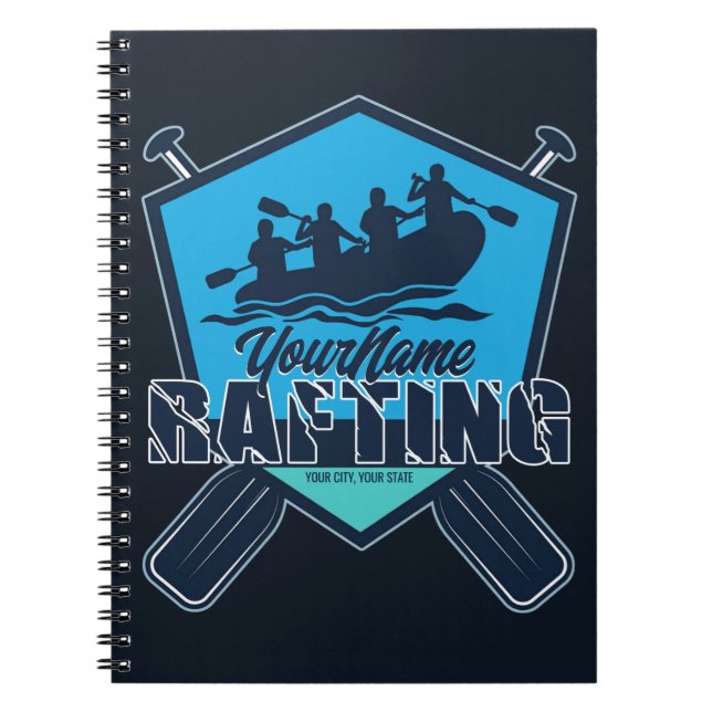 Cuaderno Aventura personalizada del río Whitewater (Frente)