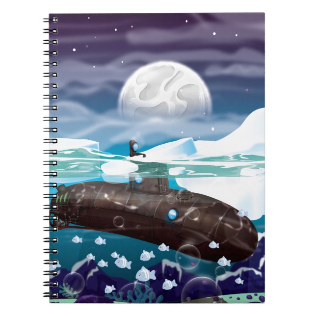 Cuaderno Aventura submarina en el Ártico (Frente)