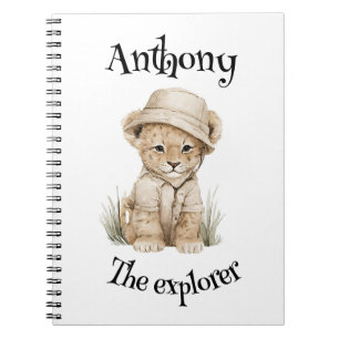 Cuaderno Aventuras de safari para bebés Animales adorable