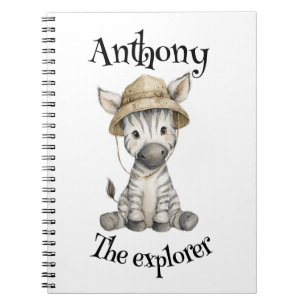 Cuaderno Aventuras en el Safari Bebés   Animales Acuarela A