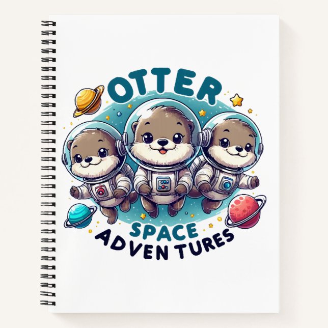Cuaderno Aventuras Otter Space (Anverso)
