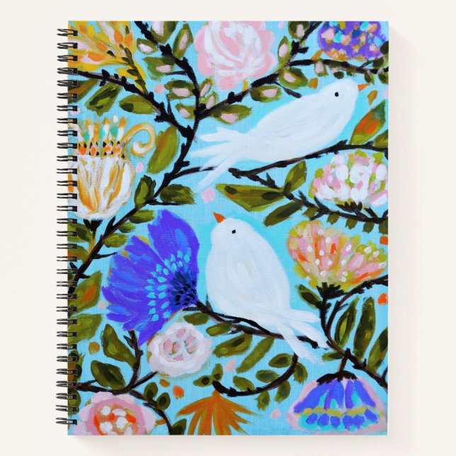 Cuaderno Aves de Amor Dulce II (Anverso)