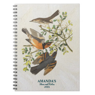 Cuaderno Aves de época avistamiento de aves regalo para los
