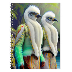 Cuaderno Aves de Lemuria en el Bloc de notas del extremo no