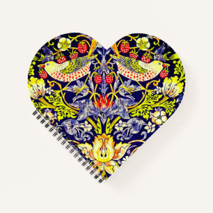 Cuaderno Aves del ladrón de fresas William Morris